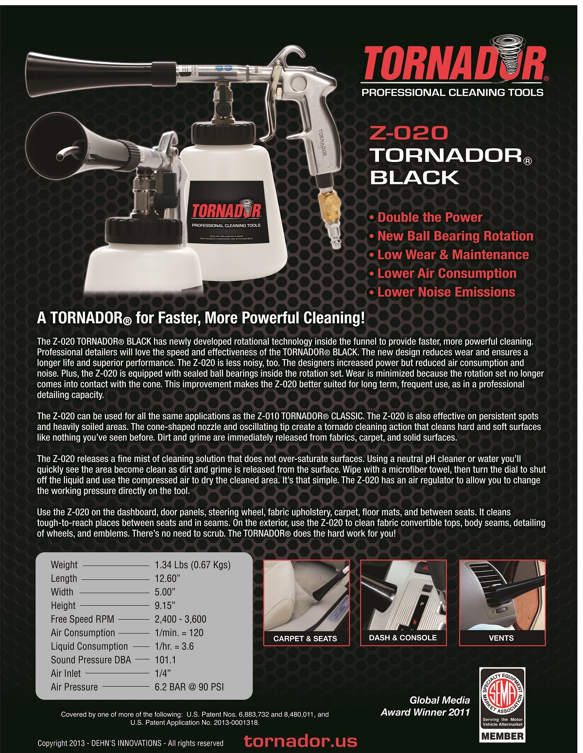 DP Complete Black Tornador Gun Kit