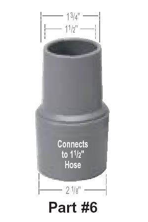 1 1/2" Hose End Connector Swivel