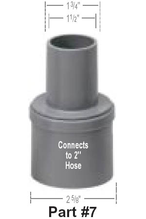 1 1/2" to 2" Connector Swivel