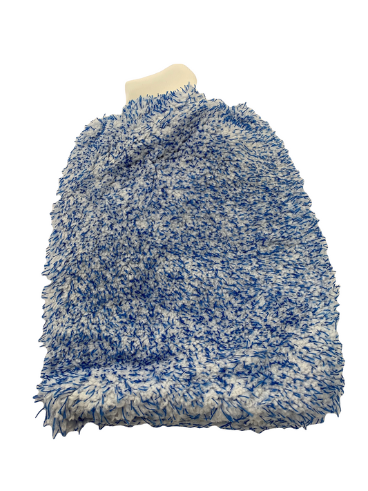 12" x 8" Microfiber Blue Wash Mitt