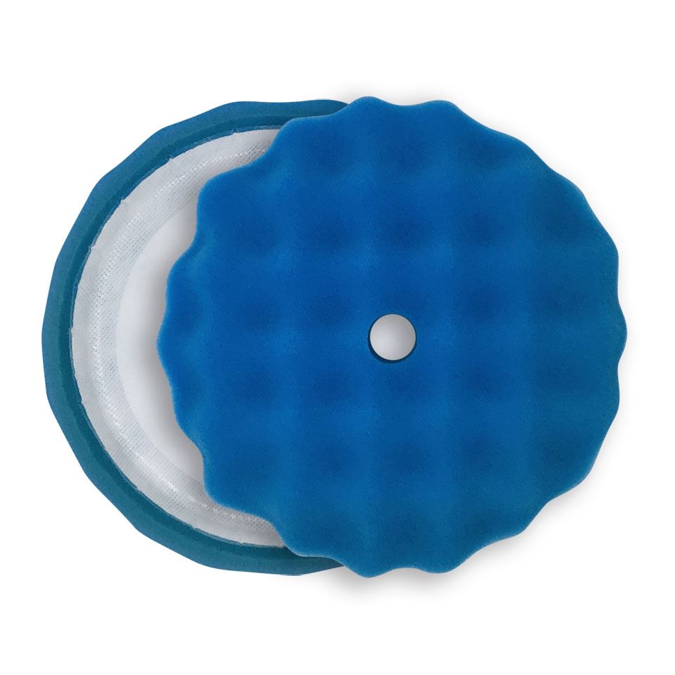 Pro 8.5" Eliminator Waffle Blue Finishing Pad