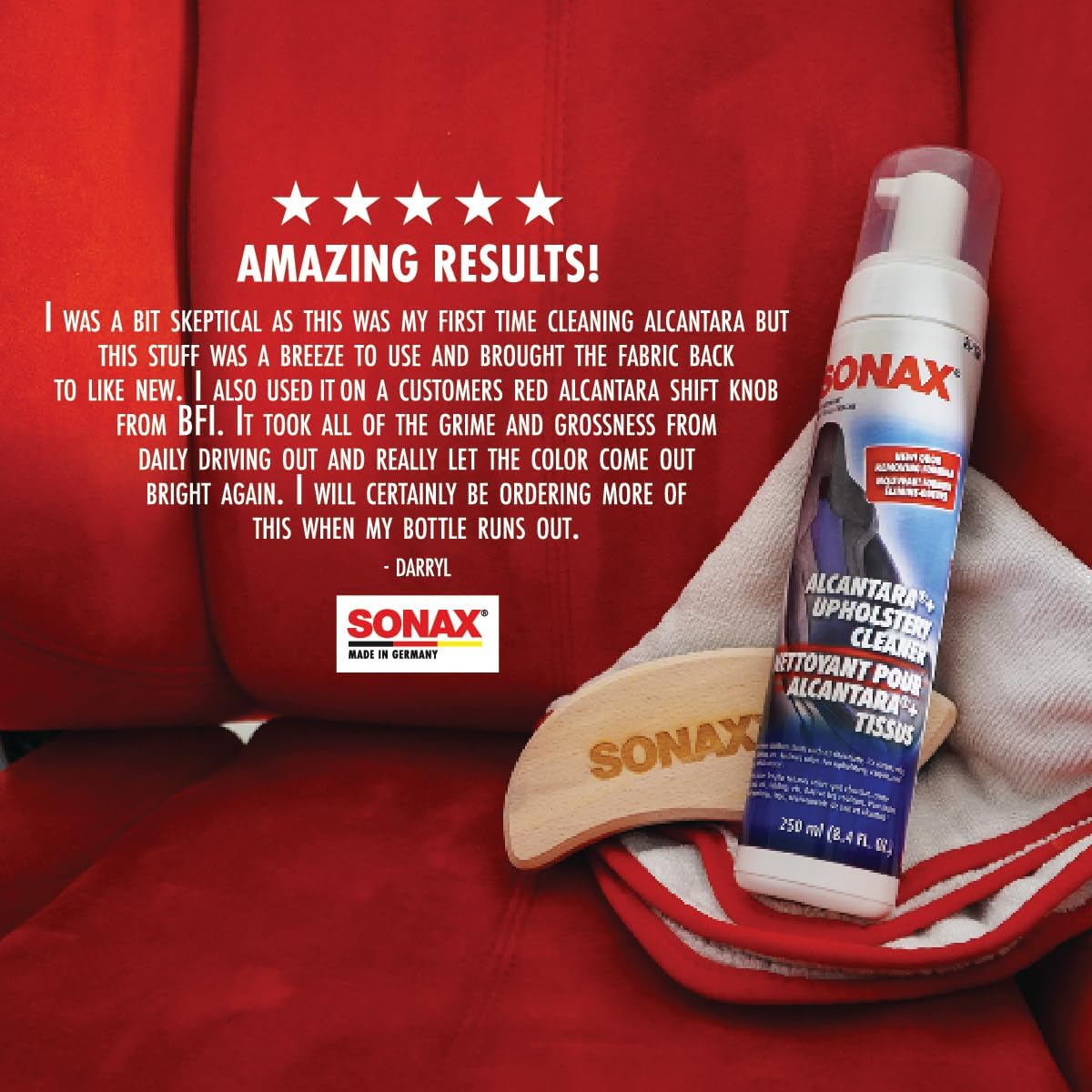 Sonax Upholstery & Alcantara Cleaner - 250mL