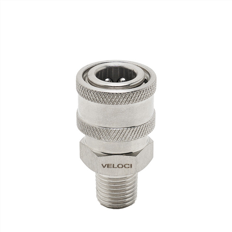 MTM Hydro 1/4" Male NPT Stainless Quick Coupler