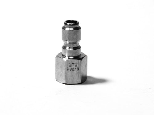 MTM Hydro Stainless Steel 1/4" QC Female Plug