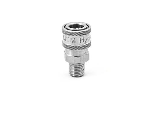 MTM Hydro 3/8" Male NPT Stainless Quick Coupler