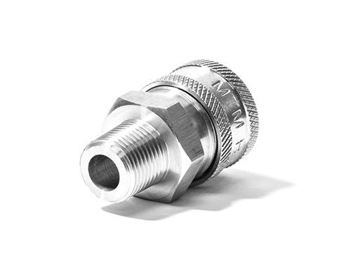 MTM Hydro 3/8" Male NPT Stainless Quick Coupler