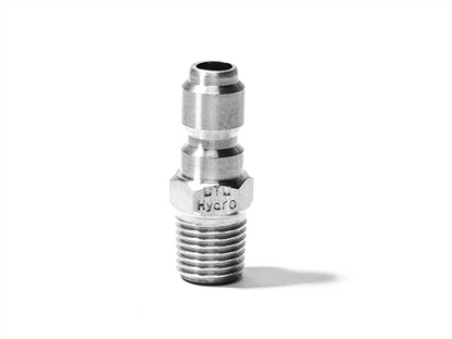 MTM Hydro Stainless Steel 1/4" QC Male Plug