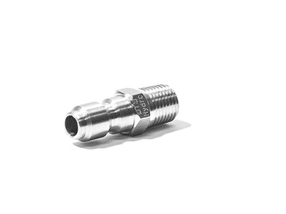 MTM Hydro Stainless Steel 1/4" QC Male Plug