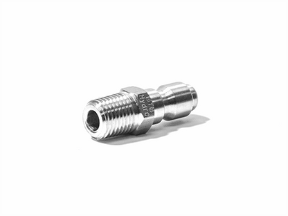 MTM Hydro Stainless Steel 3/8" QC Male Plug