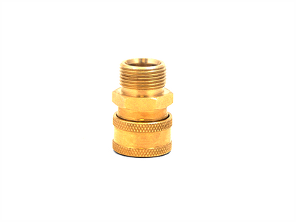 3/8" QC Brass Coupler x M22 M 15mm Plug