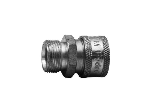 MTM Hydro M22 Plug (14MM) X 3/8" Stainless QC Coupler