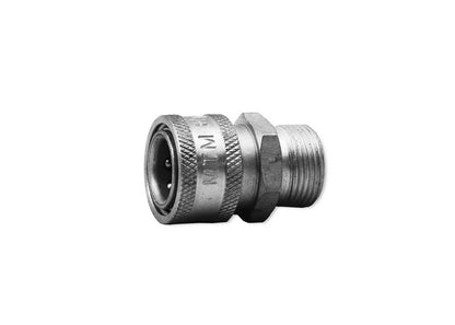 MTM Hydro M22 Plug (15MM) X 3/8" Stainless QC Coupler