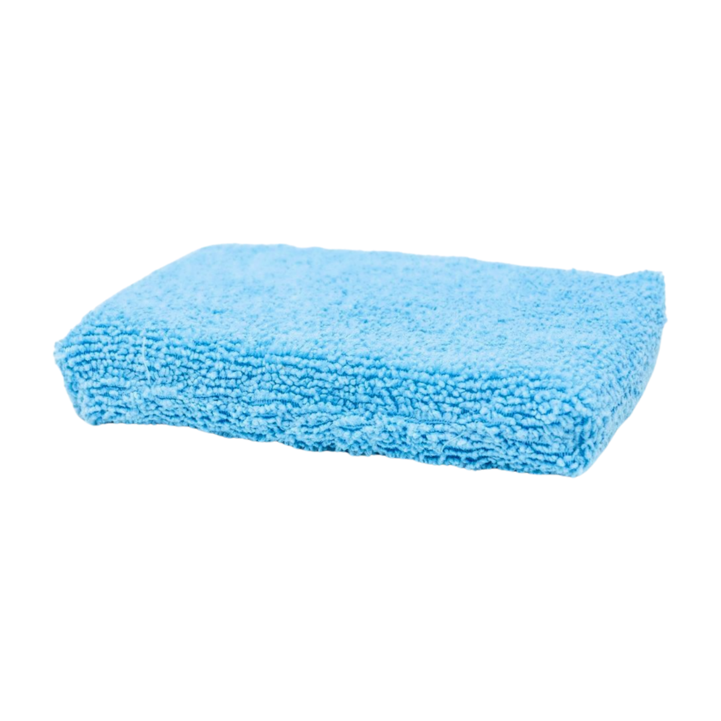 5" x 3.75" x 1" Blue Microfiber Wax Applicator