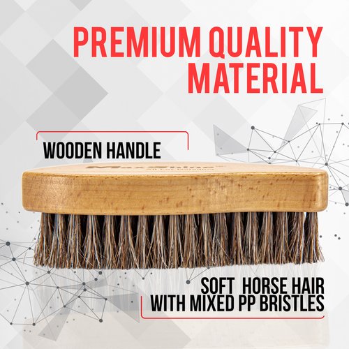 Maxshine Horsehair Ergonomic Leather Brush