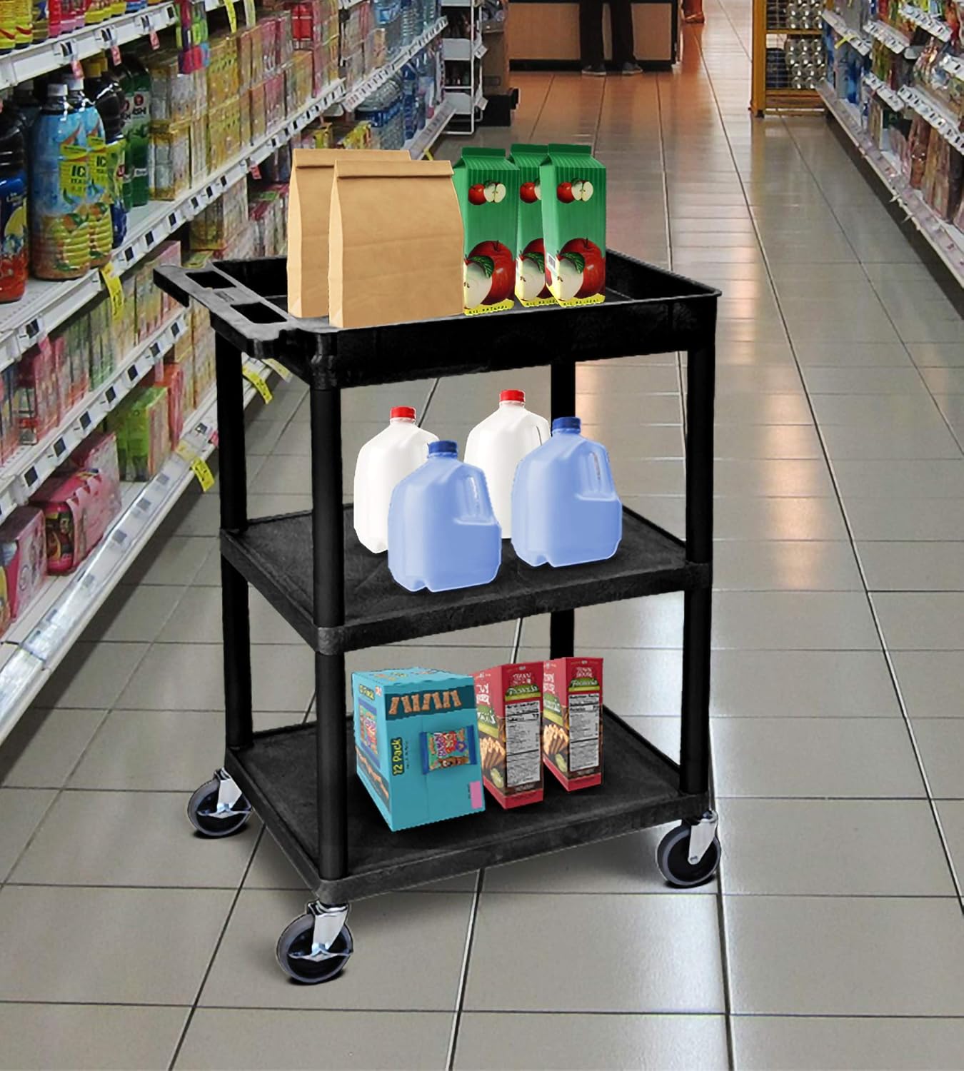  3 Shelf Tub Cart - PDP