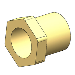 Mytee B105 Hex Bushing 3/8"