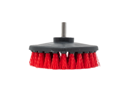 5" x 1" Red Rough Round Drill Brush