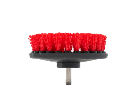 5" x 1" Red Rough Round Drill Brush