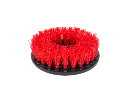 5" x 1" Red Rough Round Drill Brush