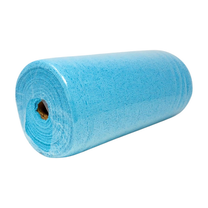 12" x 12" Sky Blue Towel Roll - 50 Sheets