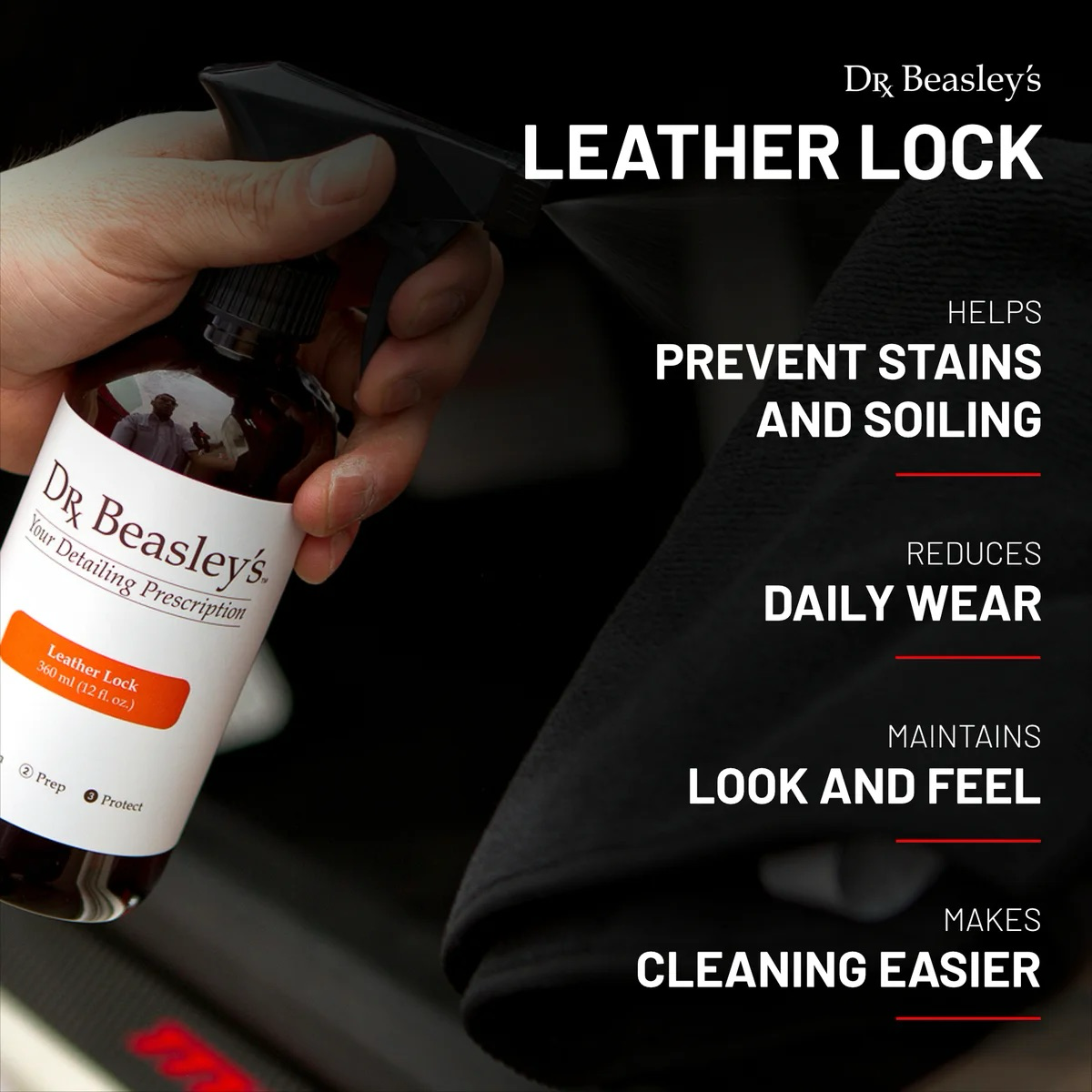 Dr. Beasley's Leather Lock - 12oz