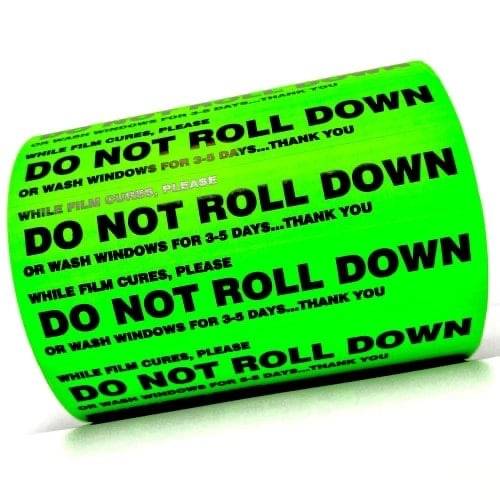  Do Not Roll Stickers - PDP