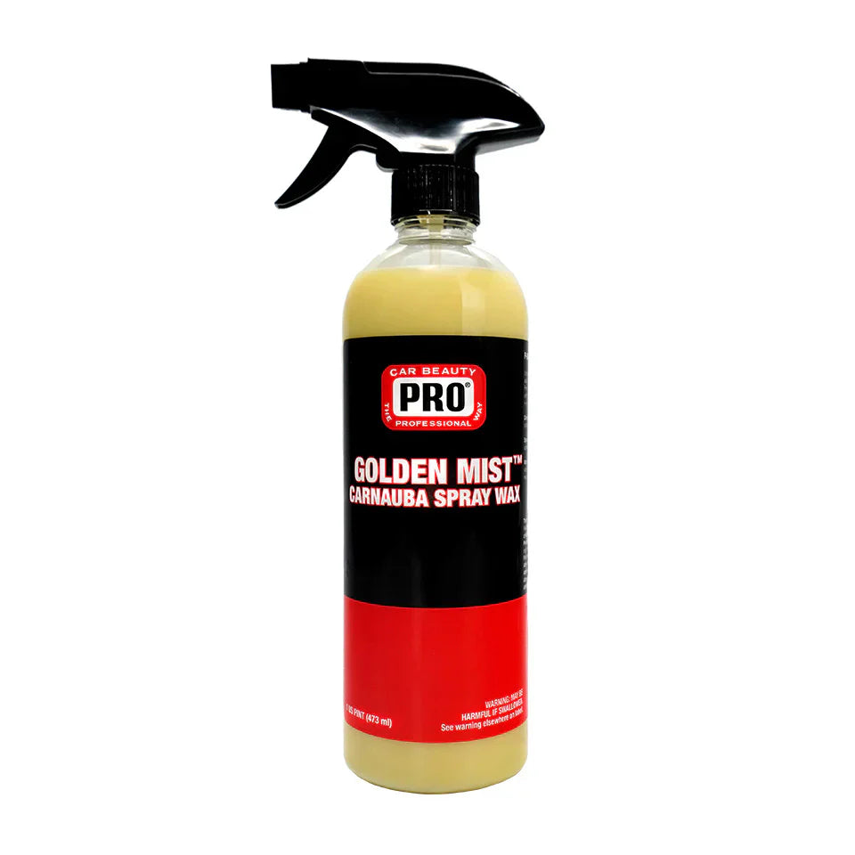 Pro Golden Mist Carnauba Spray Wax