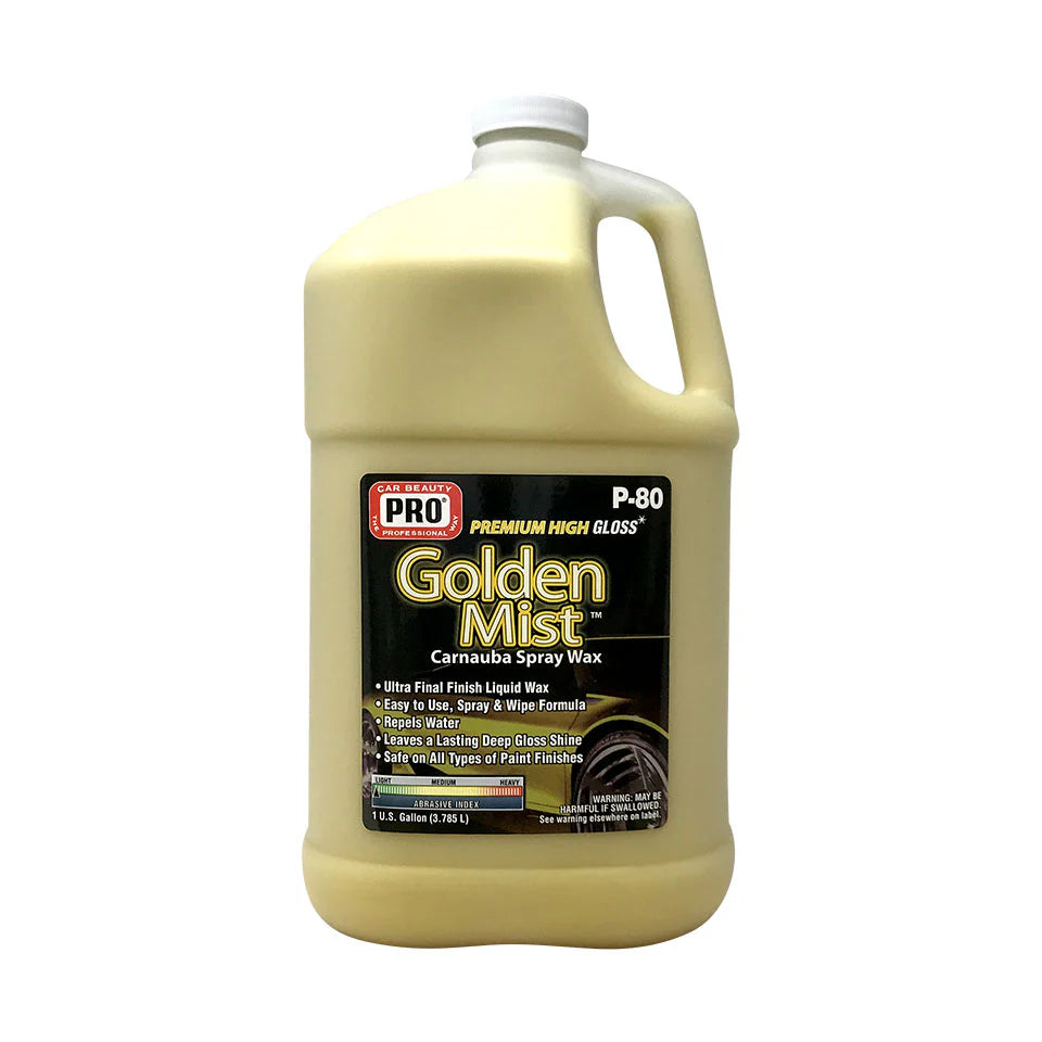 Pro Golden Mist Carnauba Spray Wax