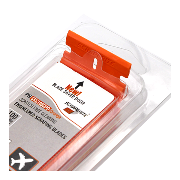 Scraperite Orange Plastic Razor Blades