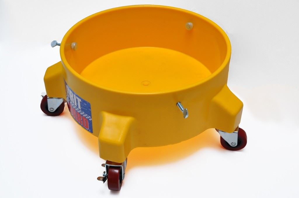 16L Standard Yellow Car Detailing Bucket with Grit Shield - H&O Plastics