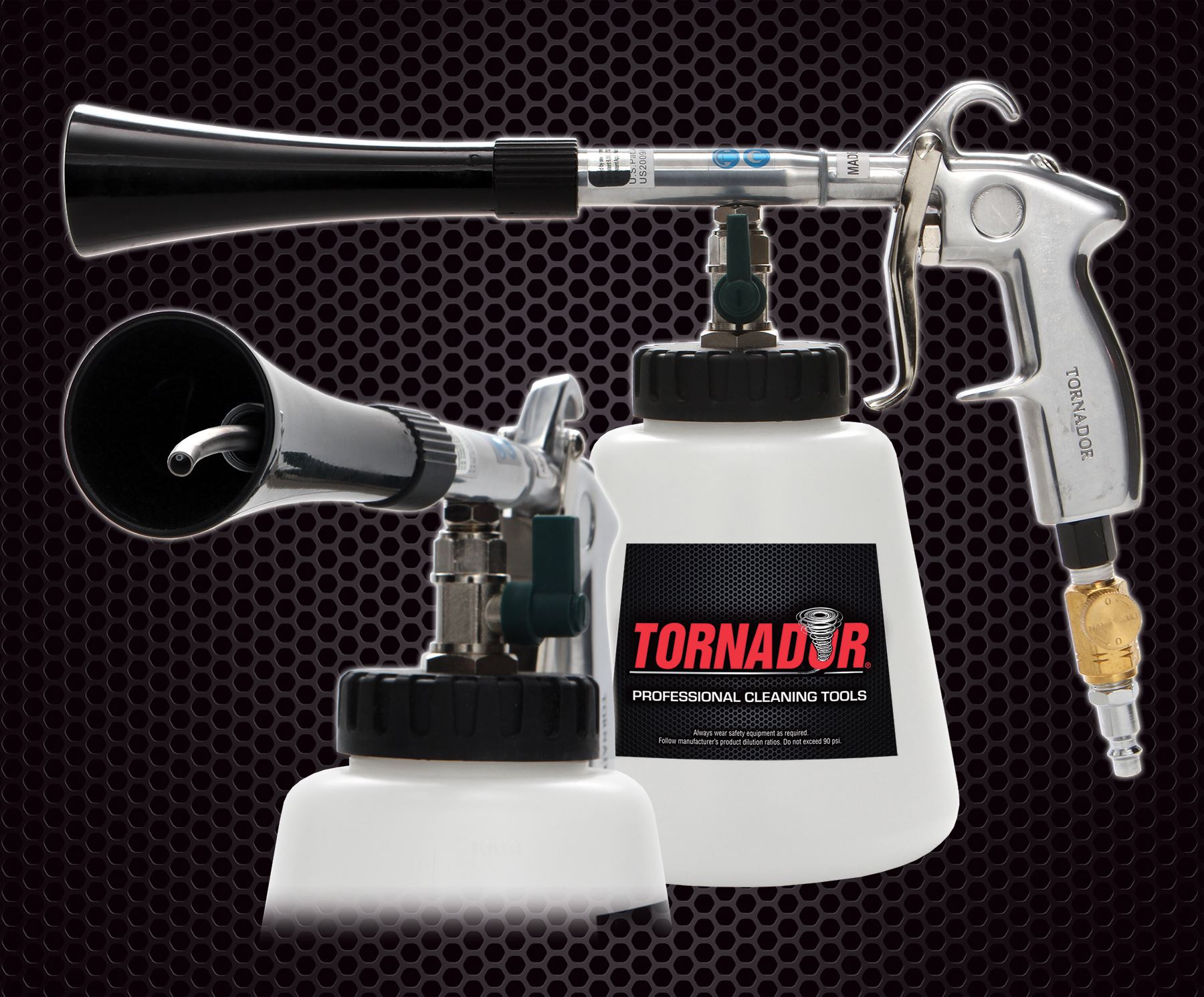 Hot Sale 2 In 1 Black/Preto Bearing Tornador Cleaning Gun,High