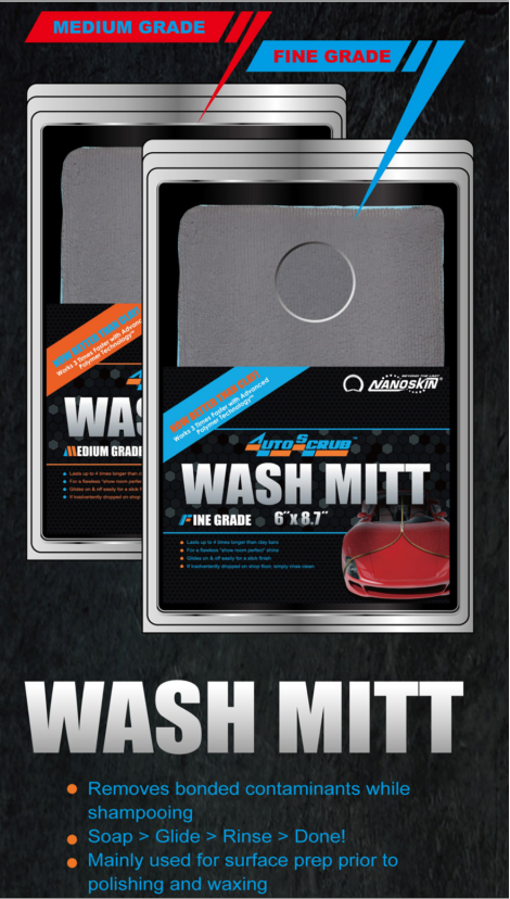 NanoSkin AutoScrub Wash Mitt Fine Grade