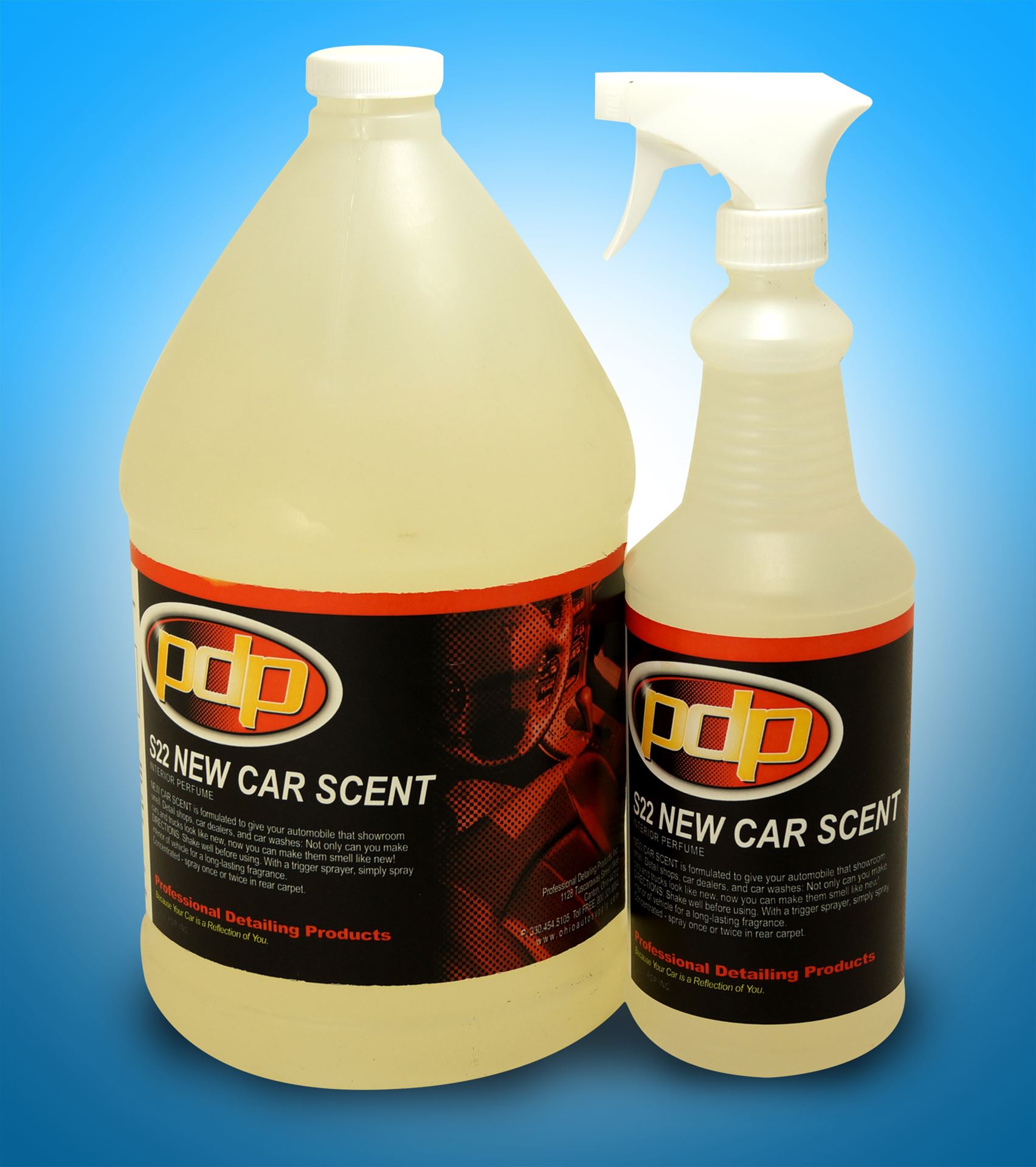 NEW CAR SCENT. Professional Detailing Products, Because Your Car