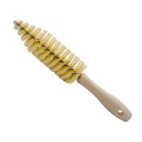 9" Tire Cleaning Brush Nylon Bristle with Handle For Auto Bicycle Tire  Sidewall